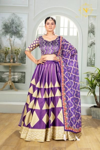 Golden Glow Gota Satin Lehenga Set with Digital Prints Perfect for Weddings   Festivals Wear Designer Lehenga Choli