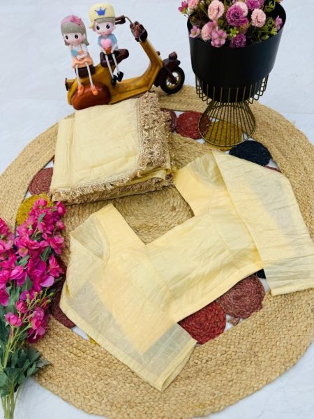 Goldy Crazy Beige Gold Fendy Silk Saree Set Wholesale Pricing Ready To Wear Saree 