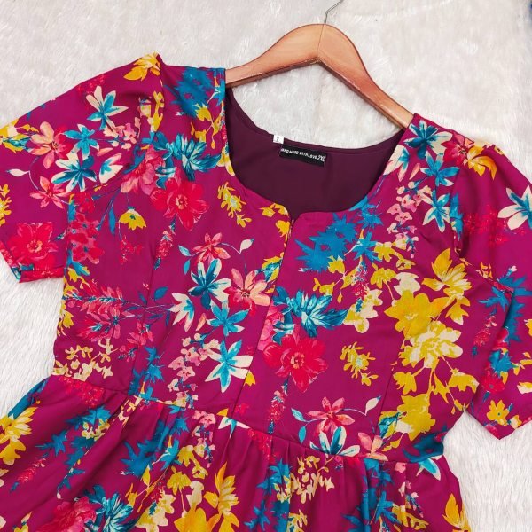 Gorgeous Soft Cotton Printed Dress – Timeless Beauty for Every Occasion Printed Kurtis