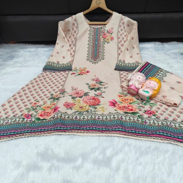 Graceful Festive Look Fully Stitch Maslin Co-Ord Set at Manufacturer Rate CO ORD Sets