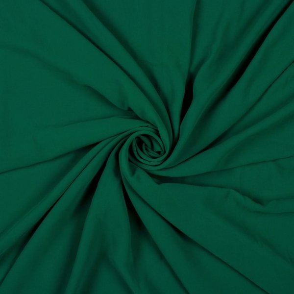 Green Plain Georgette Fabric Plain fabric