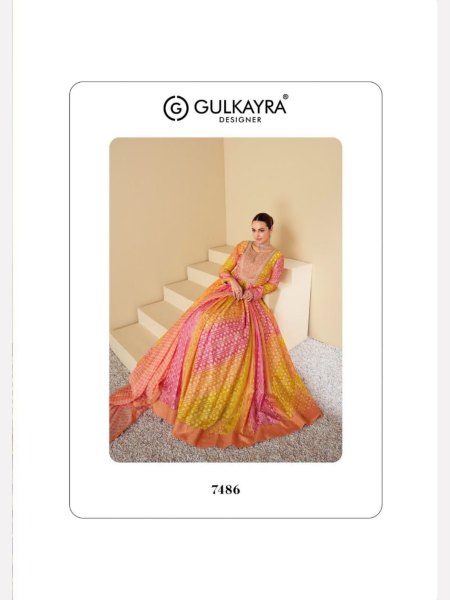 Gulkayra Designer Real Muslin Digital Print Gown With Dupatta  Anarakali Gown Wholesale