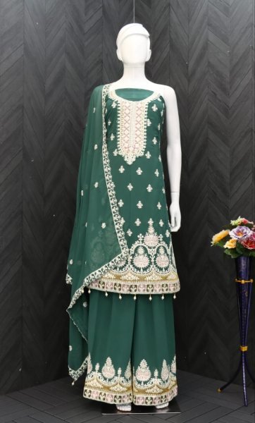 Gulkayra Flory 7403     Real Chinon Embroidered  Dress Designer Plazzo Salwar Suits Wholesale