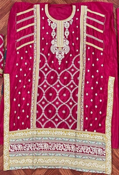 Guzaarish Heavy Chinon Silk Plazzo Suits Collection  Designer Plazzo Salwar Suits Wholesale