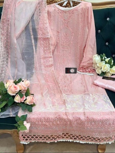 H 72 Georgette Pakistani Suit Collection Pakistani Suits Wholesale