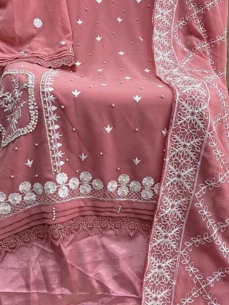      H 97 A To F Georgette Pakisatani Suit Collection  Pakistani Suits Wholesale