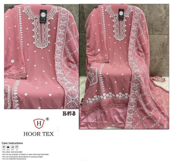      H 97 A To F Georgette Pakisatani Suit Collection  Pakistani Suits Wholesale
