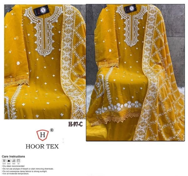      H 97 A To F Georgette Pakisatani Suit Collection  Pakistani Suits Wholesale