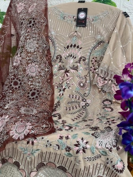 H41 heavy georgette pakisatani suit  Pakistani Suits Wholesale