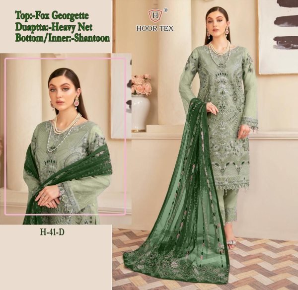 H41 heavy georgette pakisatani suit  Pakistani Suits Wholesale