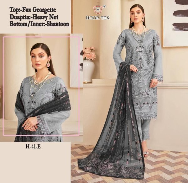 H41 heavy georgette pakisatani suit  Pakistani Suits Wholesale