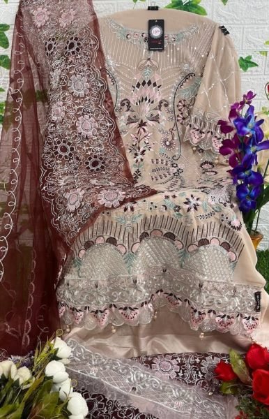 H41 heavy georgette pakisatani suit  Pakistani Suits Wholesale