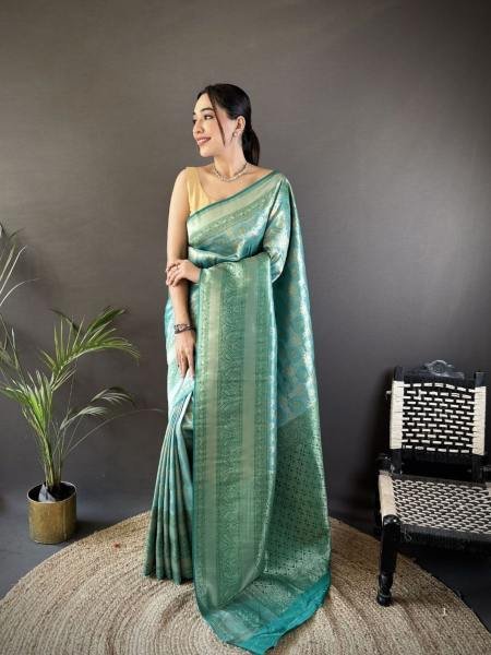 Handpicked Pure Dharmavaram Silk Saree with Copper and Gold Zari Weaving At Best Price Sarees 