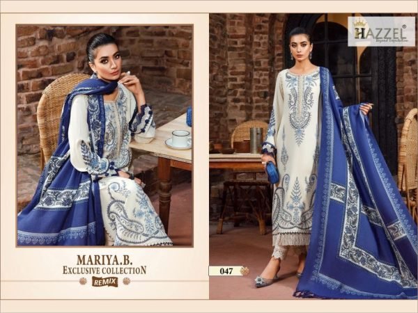 Hazel Pakistani Designer Suit with Embroidery & Digital Print Dupatta Pakistani Suits Wholesale