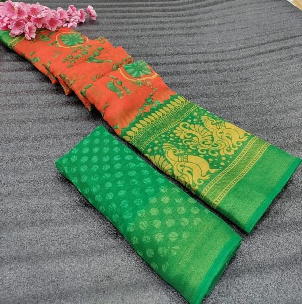 HD Shibori Style Print Cotton Saree With Zari Weaving Border  Cotton Sarees Wholesale