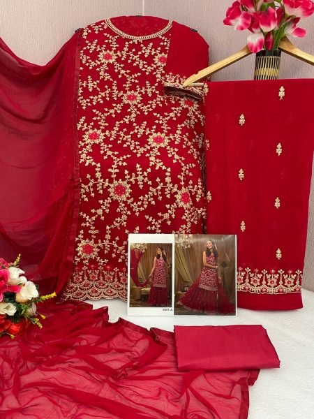 Heavy Blooming Georgette With Embroidery Sequence Work Plazzo Suit Designer Plazzo Salwar Suits Wholesale