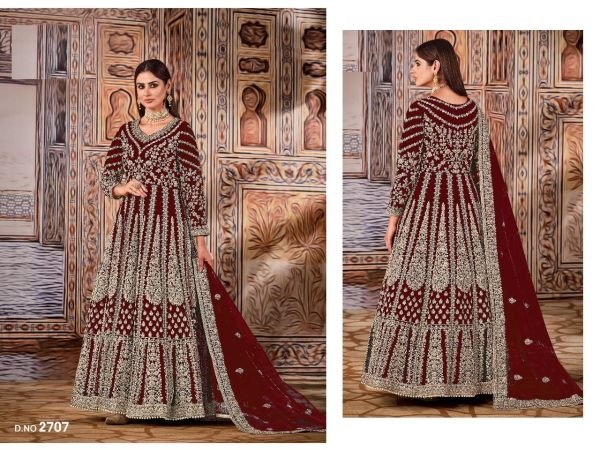 Heavy Butterfly Net Anarkali Collection Anarakali Gown Wholesale