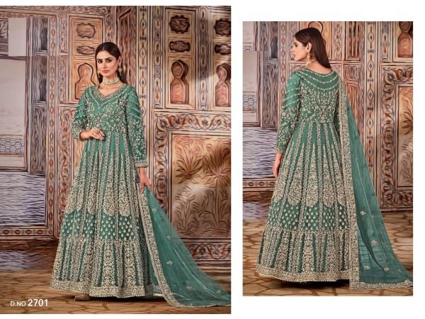 Heavy Butterfly Net Anarkali Collection Anarakali Gown Wholesale