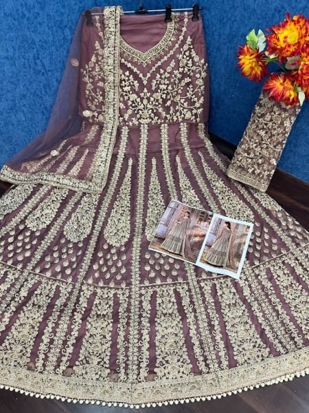 Heavy Butterfly Net Anarkali Collection Anarakali Gown Wholesale