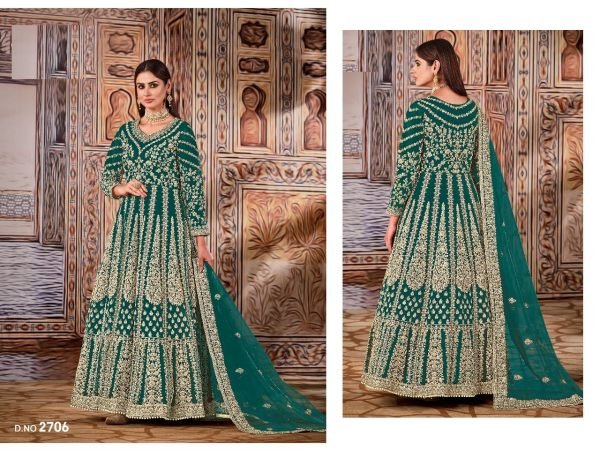Heavy Butterfly Net Anarkali Collection Anarakali Gown Wholesale