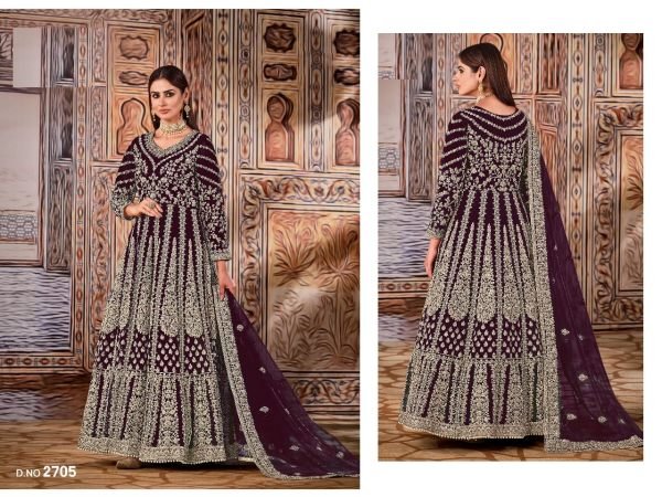 Heavy Butterfly Net Anarkali Collection Anarakali Gown Wholesale