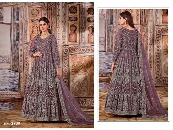 Heavy Butterfly Net Anarkali Collection Anarakali Gown Wholesale