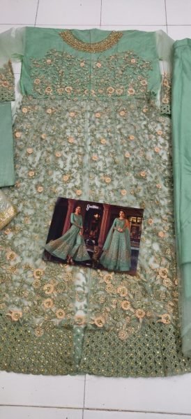 Heavy Butterfly  Net With Embroidery Work Anarkali Collection  Anarakali Gown Wholesale