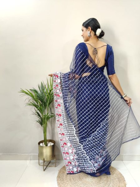 Heavy Butterfly Soft Net Saree With Embroidery   Thread Work  Net Sarees Wholesale