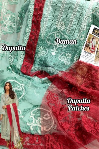 Heavy Cotton Fabric With Heavy Embroidery Suits  Cotton Salwar Kameez Wholesale