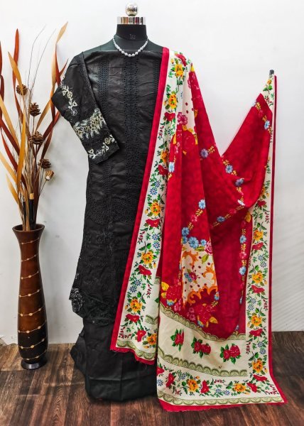 Heavy Cotton With Embroidery Work Pakisatani suit Collection  Pakistani Suits Wholesale