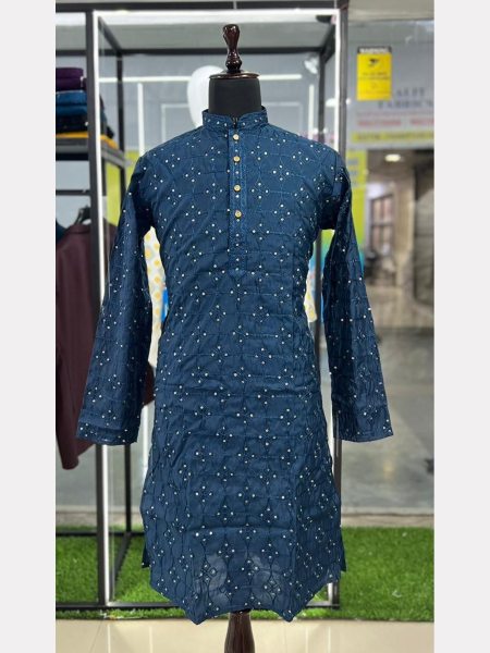 Heavy Embroidery Mens Coton Kurta Pajama Collection Kurta Pajama Wholesale