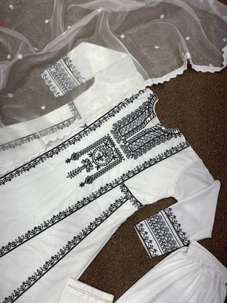 Heavy Embroidery Rayon Silk Kurti Pant With Dupatta Ready To Wear Collection