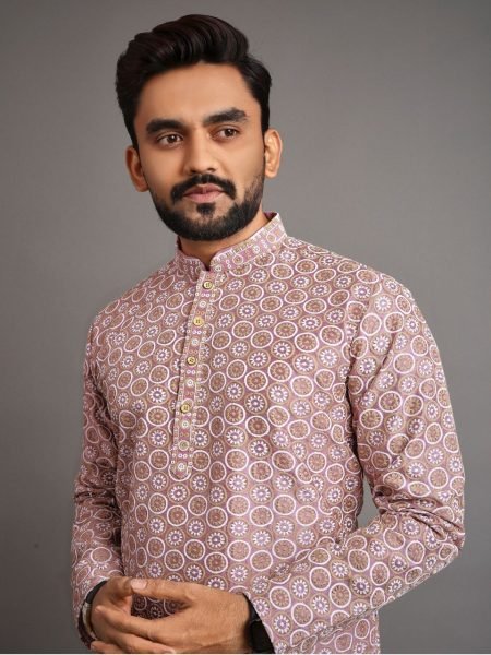 Heavy Embroidery Silk Mens Kurta Pajama Kurta Pajama Wholesale