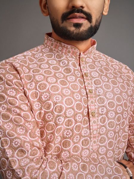 Heavy Embroidery Silk Mens Kurta Pajama Kurta Pajama Wholesale