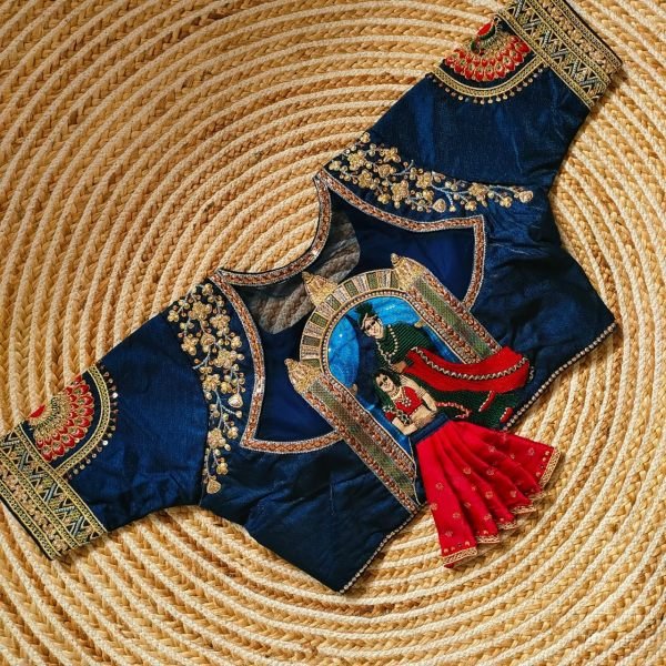 Heavy Embroidery Work  Bridal Blouse Blouse Collection