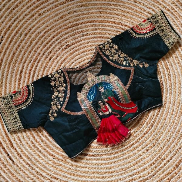 Heavy Embroidery Work  Bridal Blouse Blouse Collection