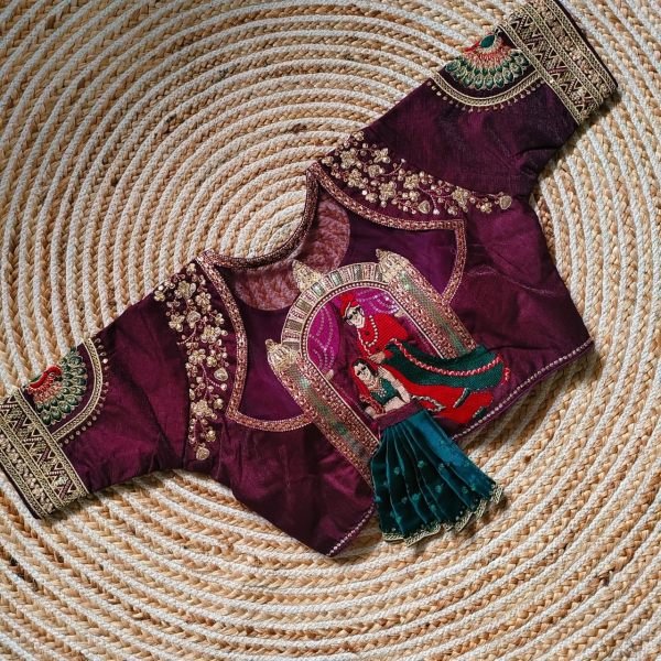 Heavy Embroidery Work  Bridal Blouse Blouse Collection