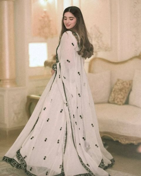 Heavy Faux Georgette Embroidered Anarkali Gown with Sequins  & Dupatta Ready to Wear Set at Exporter from Surat Anarkali Kurtis 