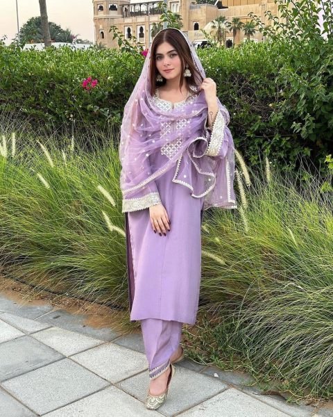 Heavy Faux Georgette Embroidery Sequence Work Kurti Set 3 Piece Kurti Set