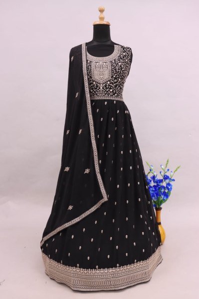 HEAVY FAUX GEORGETTE GOWN 9486 Anarakali Gown Wholesale