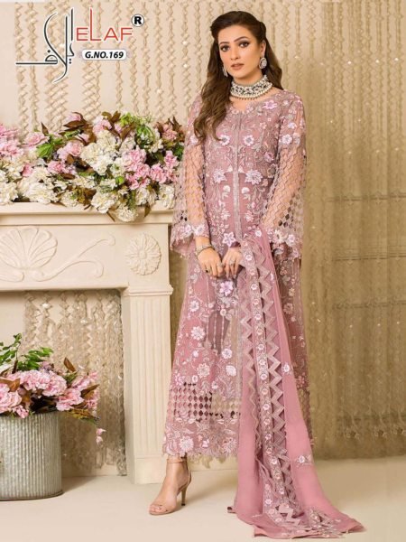 Heavy Faux Georgette Wholesale Pakistani Suit Latest Collection 