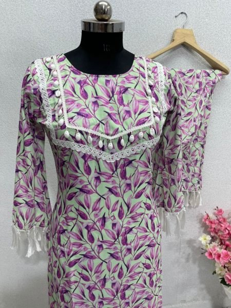 Heavy Fox Georgette Kurta Set With Hand Work  Kurti With Bottom Wholesale