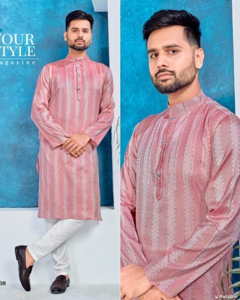 Heavy Jequard Silk Kurta Payjama Kurta Pajama Wholesale