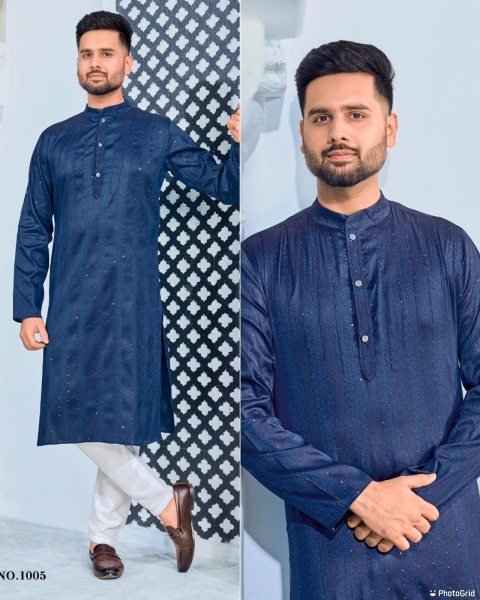 Heavy Jequard Silk Kurta Payjama Kurta Pajama Wholesale