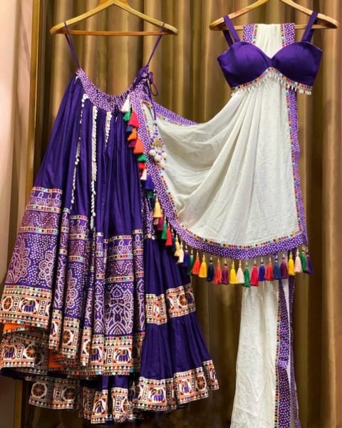 HEAVY MUSLIN COTTON WITH DIGITAL PRINT NAVRATRI LEHENGA CHOLI Navratri Lehnega Choli