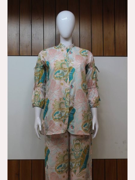 Heavy Muslin With Digital Printed Work Co Ord Set CO ORD Sets