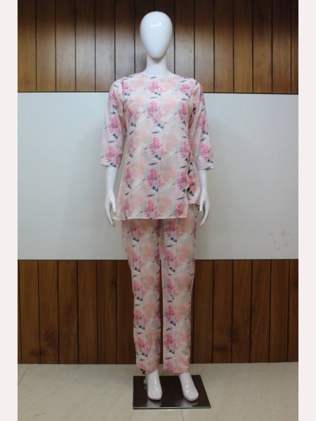 Heavy Muslin With Digital Printed Work Co Ord Set CO ORD Sets