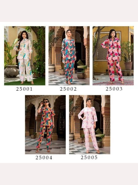 Heavy Muslin With Digital Printed Work Co Ord Set CO ORD Sets