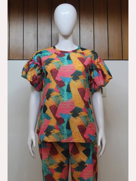 Heavy Muslin With Digital Printed Work Co Ord Set CO ORD Sets