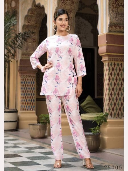 Heavy Muslin With Digital Printed Work Co Ord Set CO ORD Sets